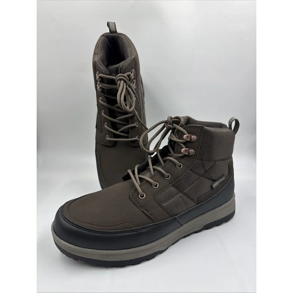 Weatherproof “Stoll Cold” Men's Size 10 Waterproof Insulated Winter Boots Brown